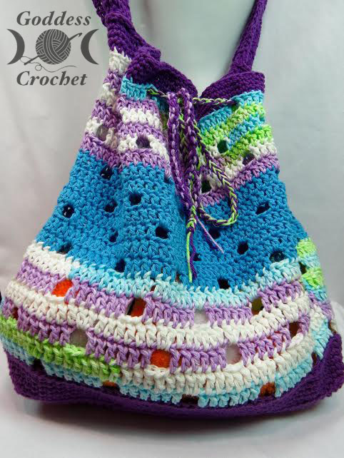 Crochet Beach Tote Bag Free Pattern :: Keweenaw Bay Indian Community