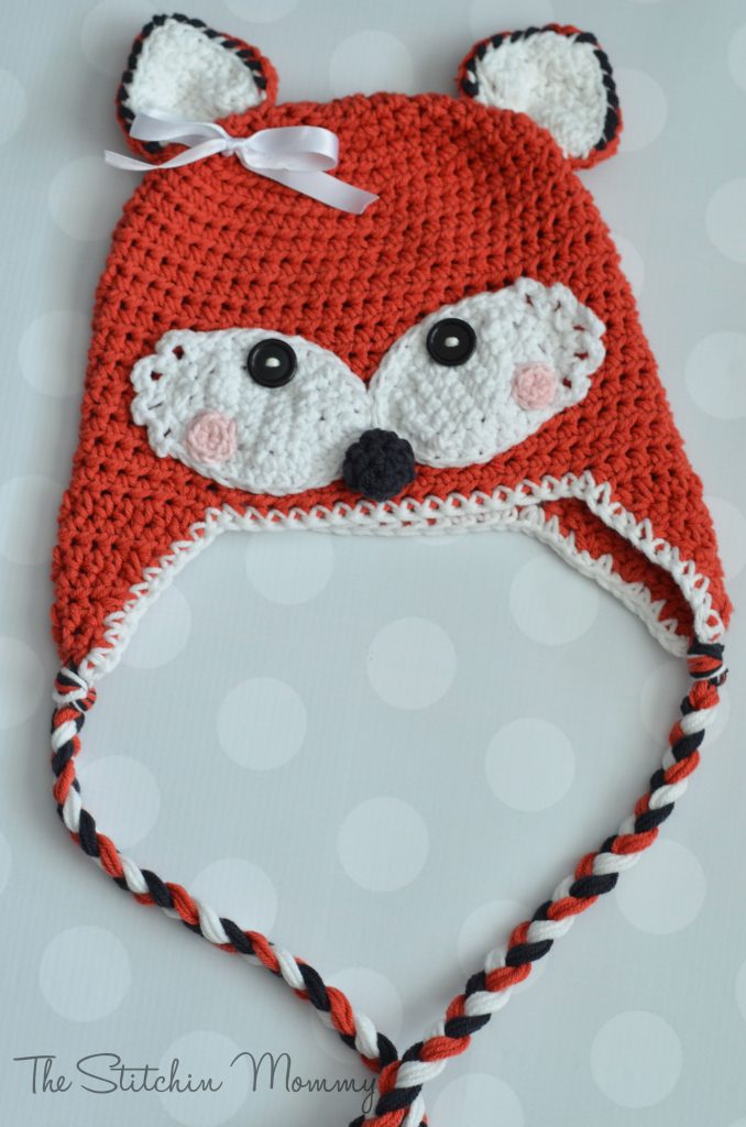 Crochet Fox Hat www.thestitchinmommy.com